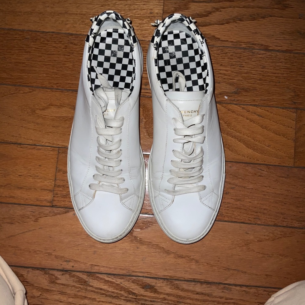 Givenchy men checkered heel sneaker